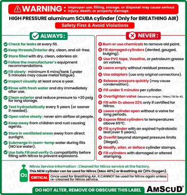 User Manual AmScuD Scuba Tank