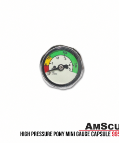 AmScuD High Pressure Pony Mini Gauge Capsule